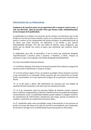 La psicología del color