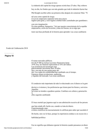 La psicología del dinero, aprende a mejorar tu relacion con el dinero | PDF