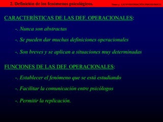 4. ÁREAS DE ACCIÓN DE LA PSICOLOGÍA	   Tema 2.  LA PSICOLOGÍA COMO CIENCIA.PSICOLOGÍA APLICADA  Psicología Clínica.