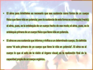 LA PSICOLOGIA DE ARISTOTELES