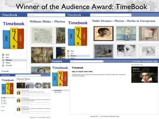 Winner of the Audience Award: TimeBook 
