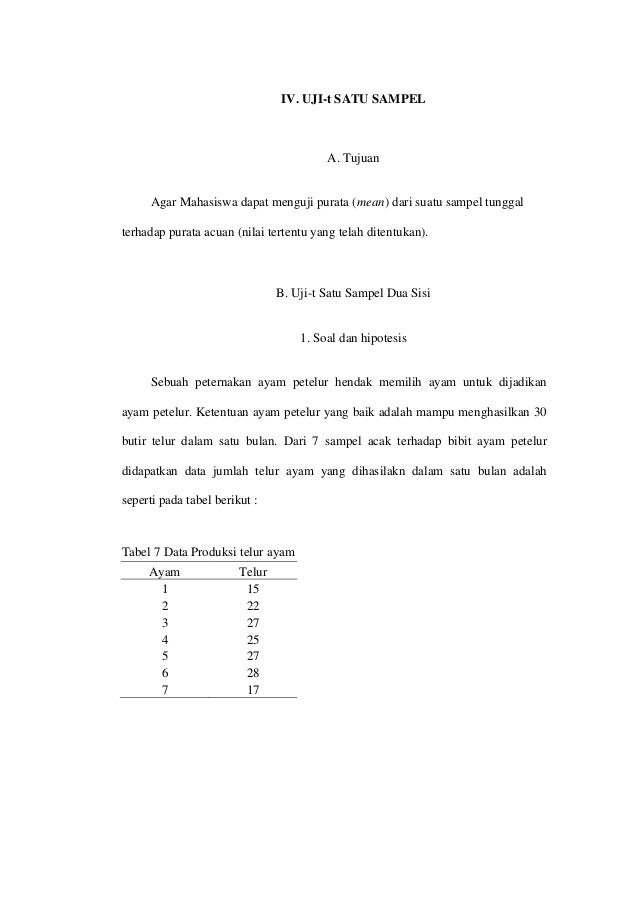 Contoh Laporan Analisis Data Statistika Audit Kinerja