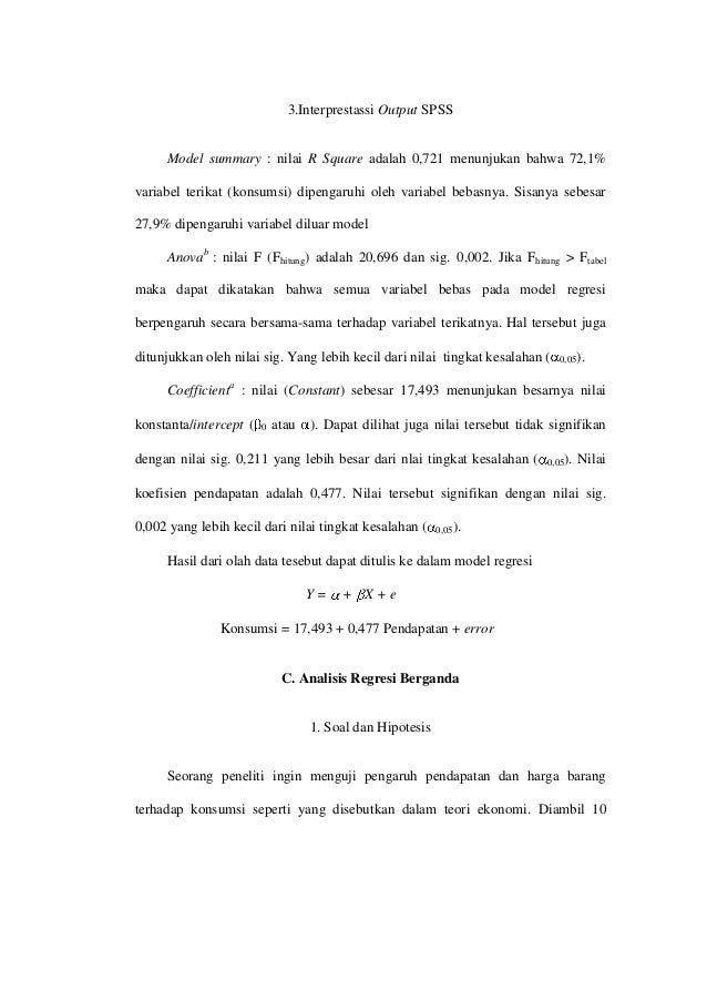 Contoh laporan statistika dan komputasi