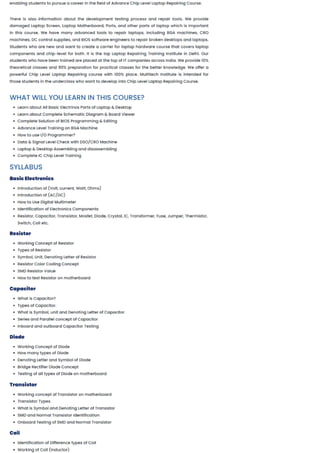 LAPTOP MOTHERBOARD REPAIR COURSE PDF visual data 5