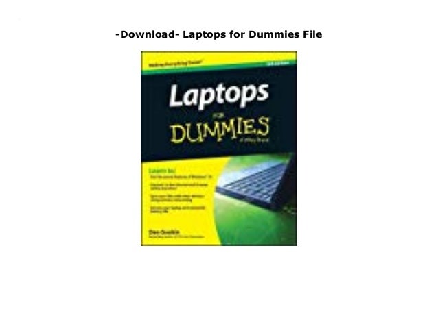 Laptops For Dummies