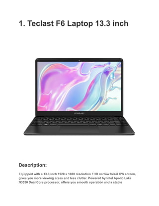Laptops & Notebooks | PDF