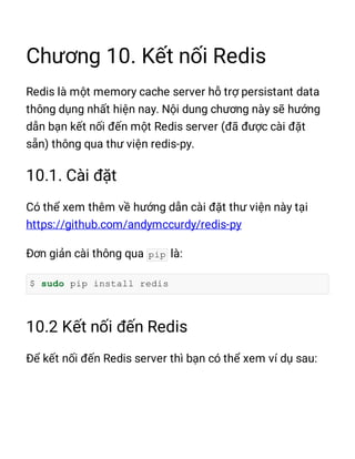 pip
$ sudo pip install redis
 