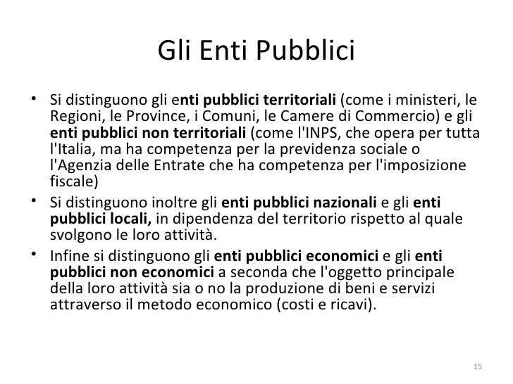 La Pubblica Amministrazione Italiana