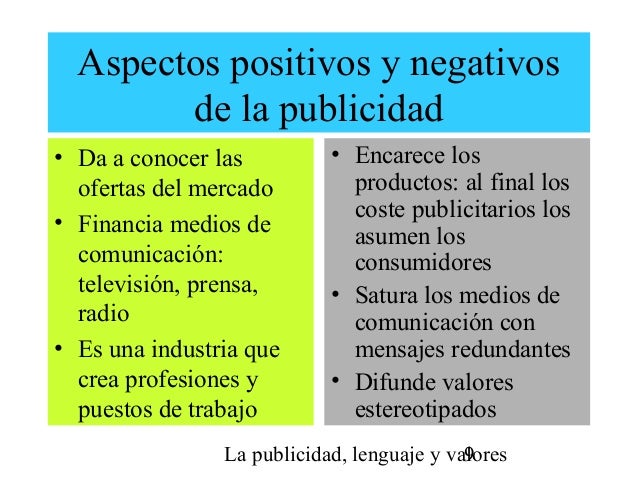 La publicidad
