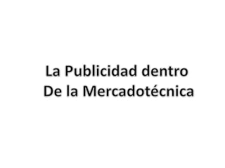 La Publicidad