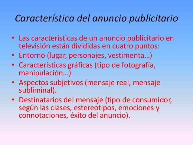 La publicidad en televisión