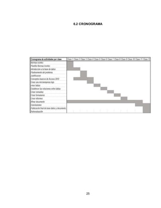 25
6.2 CRONOGRAMA
 