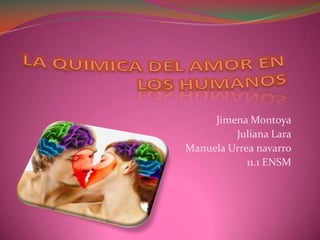 Jimena Montoya
         Juliana Lara
Manuela Urrea navarro
            11.1 ENSM
 