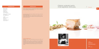 Quinua 5 continentes, Recetario Gourmet  32 Exclusivas Recetas, de 32 Chefs!