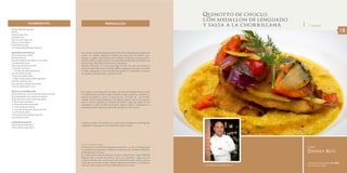 Quinua 5 continentes, Recetario Gourmet  32 Exclusivas Recetas, de 32 Chefs!