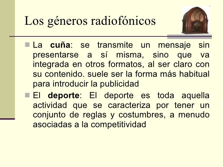 La radio