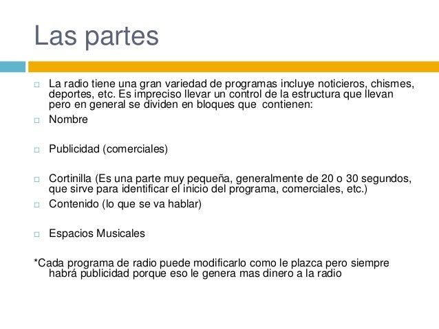 La radio Una descripcion general