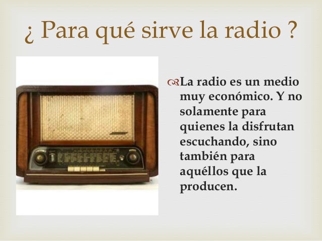 La radio