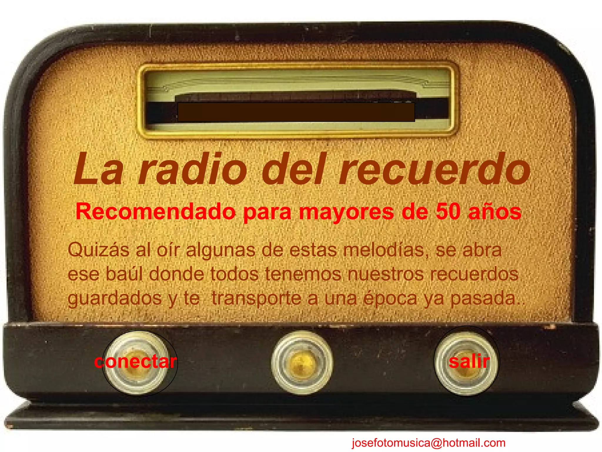 La radio del recuerdo PPT
