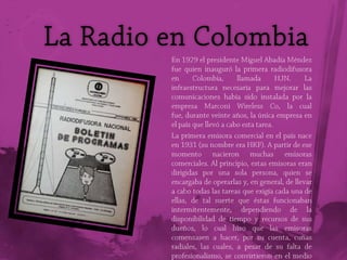 La radio en colombia