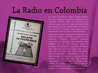 La radio en colombia