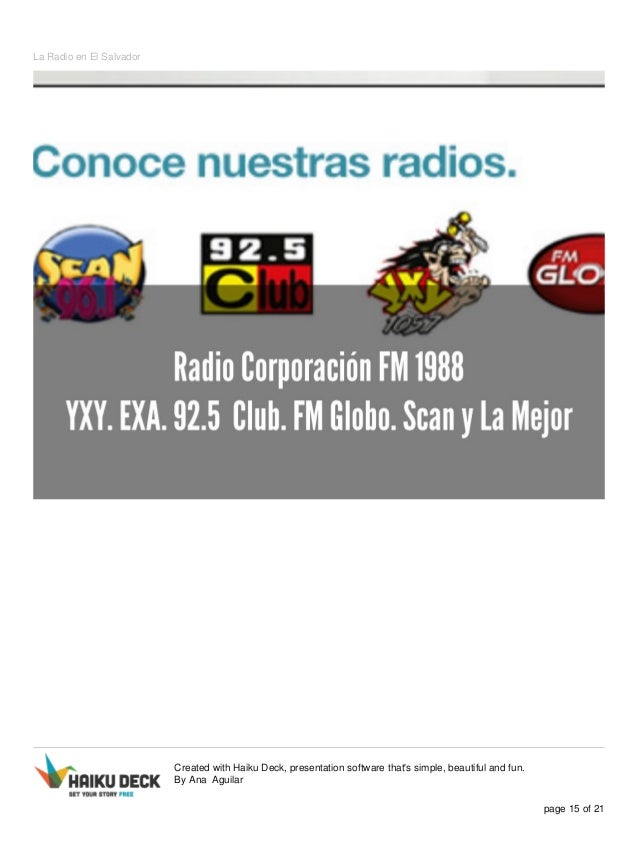 La radio en El Salvador