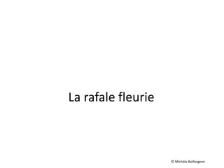 La rafale fleurie
© Michèle Baillargeon
 