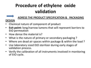 validation of Sterilization process | PPTX