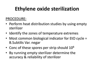 validation of Sterilization process | PPTX