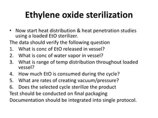 validation of Sterilization process | PPTX