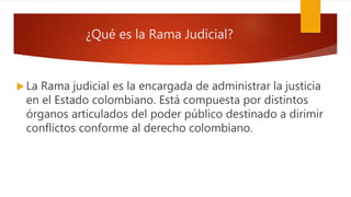 La Rama Judicial en Colombia