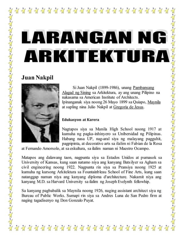 MGA NATATANGING PILIPINO SA IBA'T IBANG LARANGAN | PDF