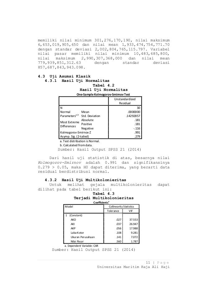 PENGARUH INFORMASI LAPORAN ARUS KAS, LABA KOTOR, UKURAN PENGARUH INFORMASI LAPORAN ARUS KAS, LABA KOTOR, UKURAN