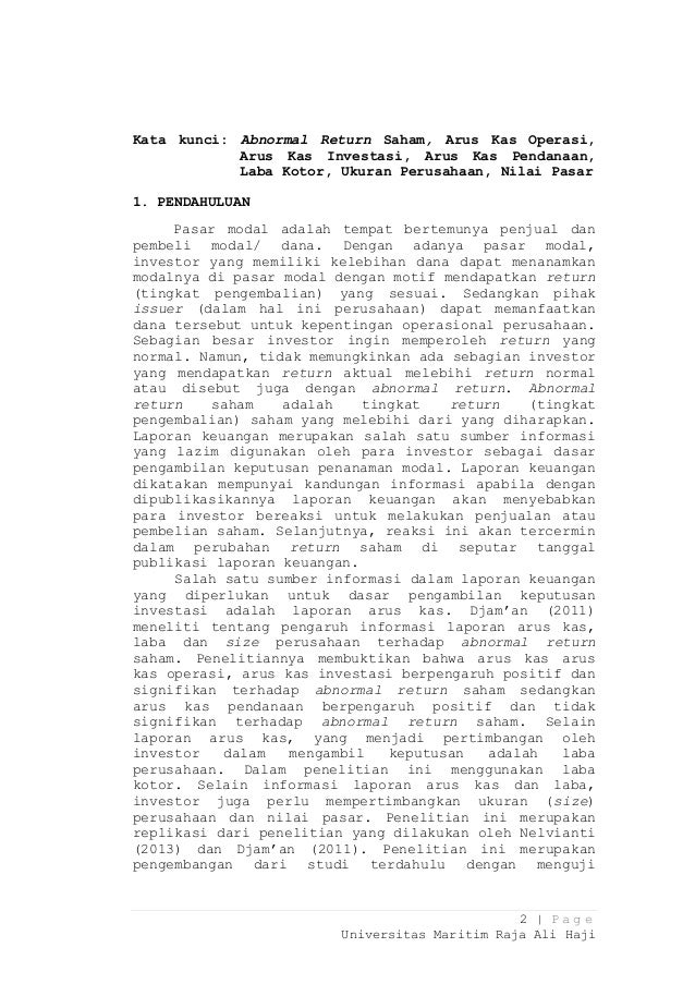 Nilai pasar opsi saham