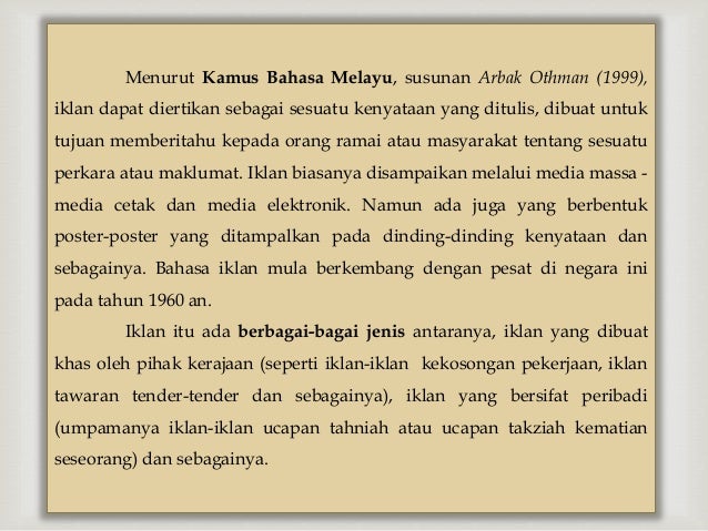 Laras Bahasa Iklan