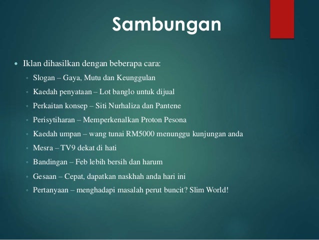 Laras laras bahasa iklan