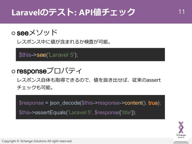 Laravelとテストについて