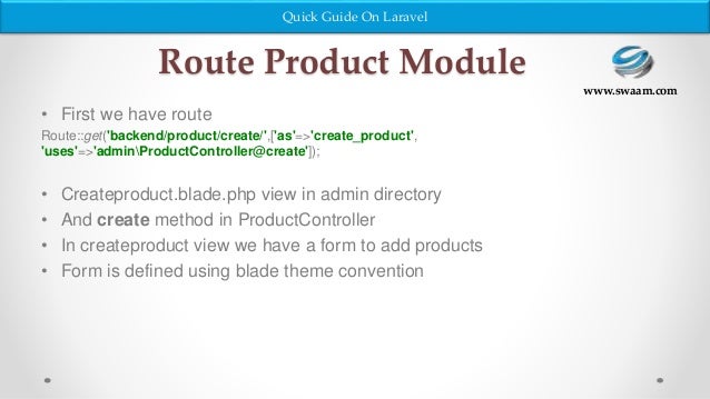 Laravel - Website Development in Php Framework Part 2
