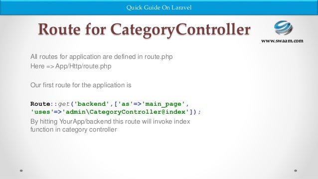 Laravel - Website Development in Php Framework Part 2