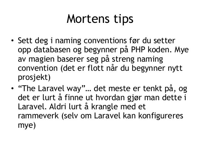 Meetup #7, Laravel intro, og design/GUI