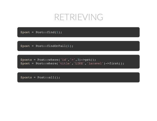 Laravel 101