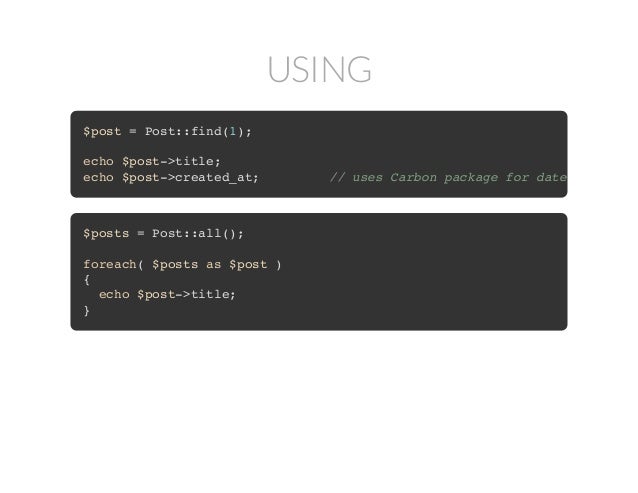 Laravel 101