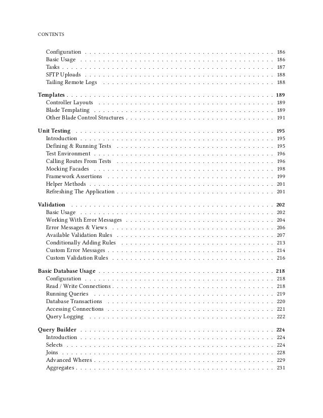 Laravel 4 Documentation