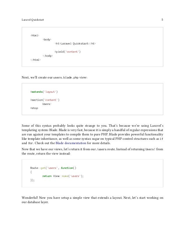 Laravel 4 Documentation