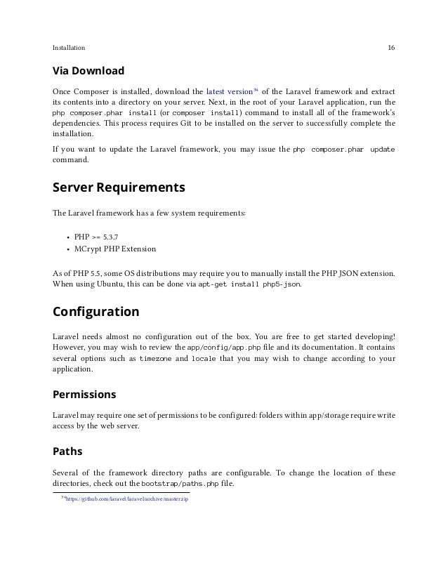 Laravel 4 Documentation