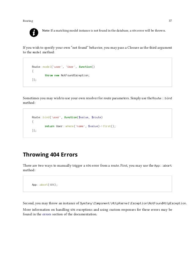 Laravel 4 Documentation