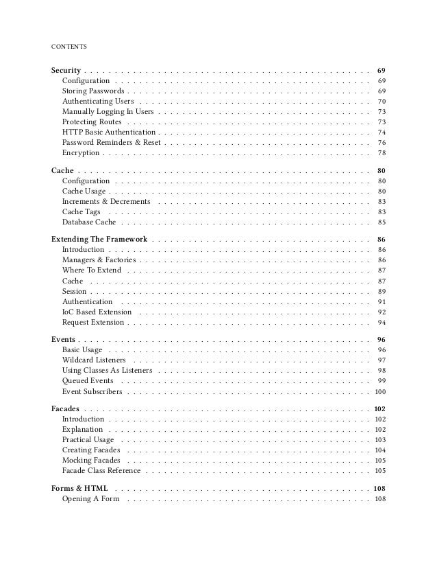 Laravel 4 Documentation