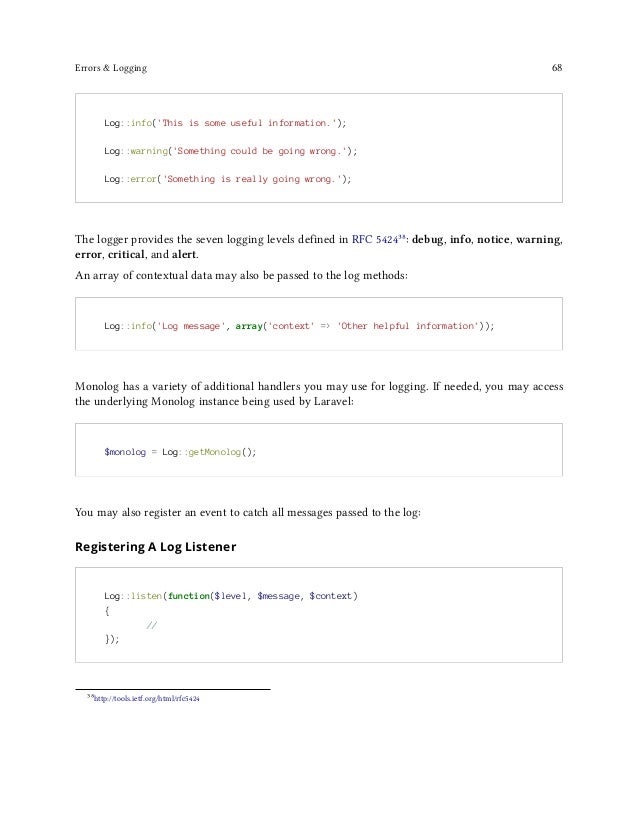Laravel 4 Documentation