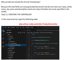 Laravel Crud Tutorial Basic Step by Stepy S | PPTX