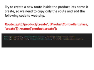 Laravel Crud Tutorial Basic Step by Stepy S | PPTX